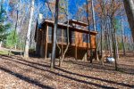 Exterior of Plott Hound- secluded and wooded